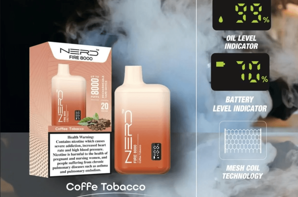 NERD Fire 8000 Puffs Disposable Vape - We Vape