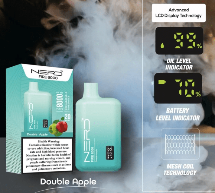 NERD Fire 8000 Puffs Disposable Vape - We Vape