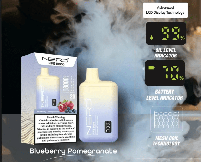 NERD Fire 8000 Puffs Disposable Vape - We Vape