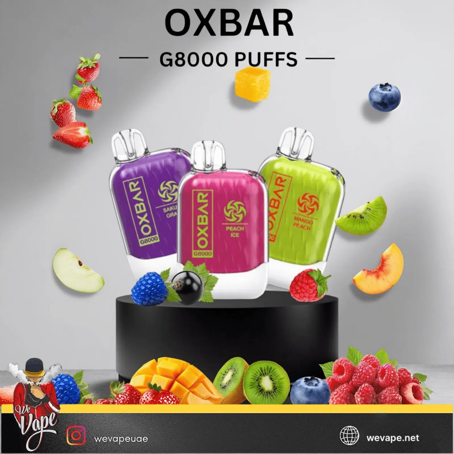OXBAR G8000 Puffs Disposable Pods - We Vape