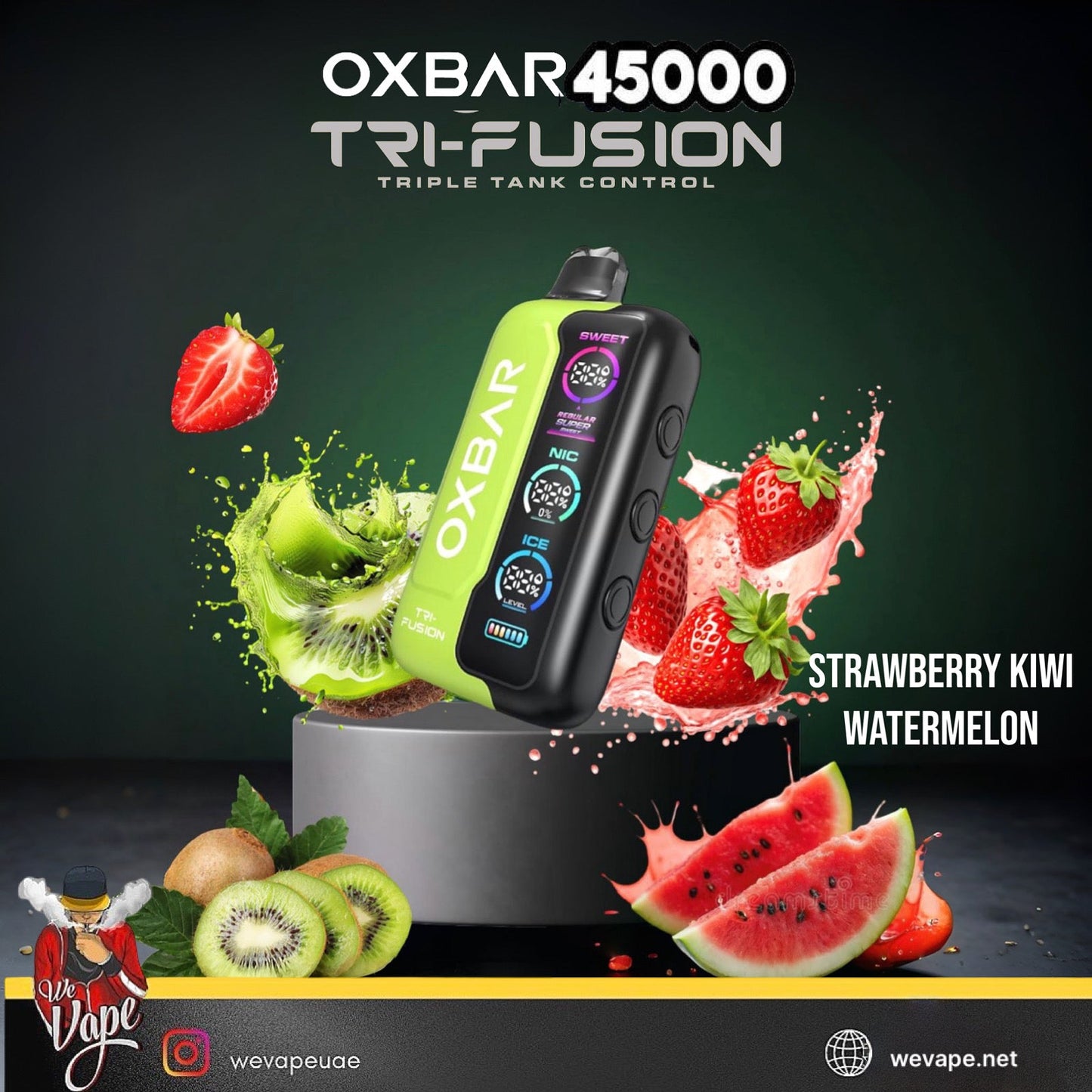 OXBAR TRI - Fusion 45000 Puffs Disposable Vape Kit - We Vape
