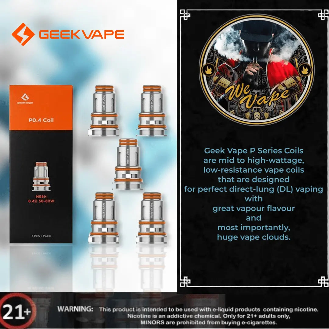 P Series Replacement Coils By Geek Vape - We Vape