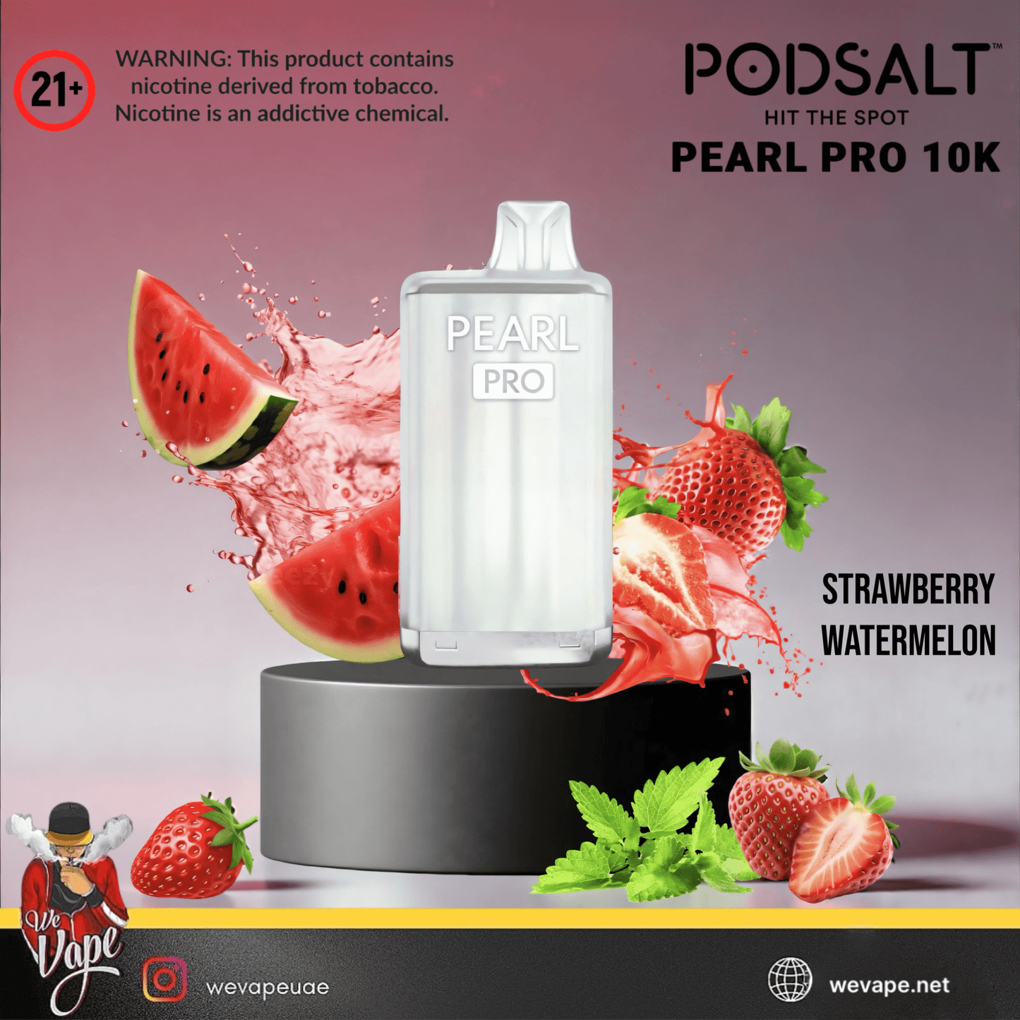 POD SALT Pearl Pro - 10000 PUFFS Disposable Vape Kit - We Vape