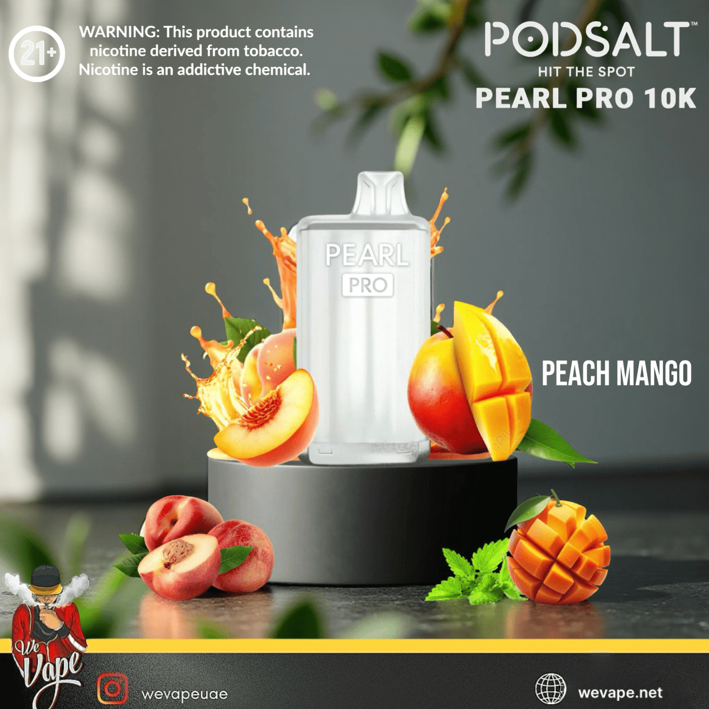 POD SALT Pearl Pro - 10000 PUFFS Disposable Vape Kit - We Vape