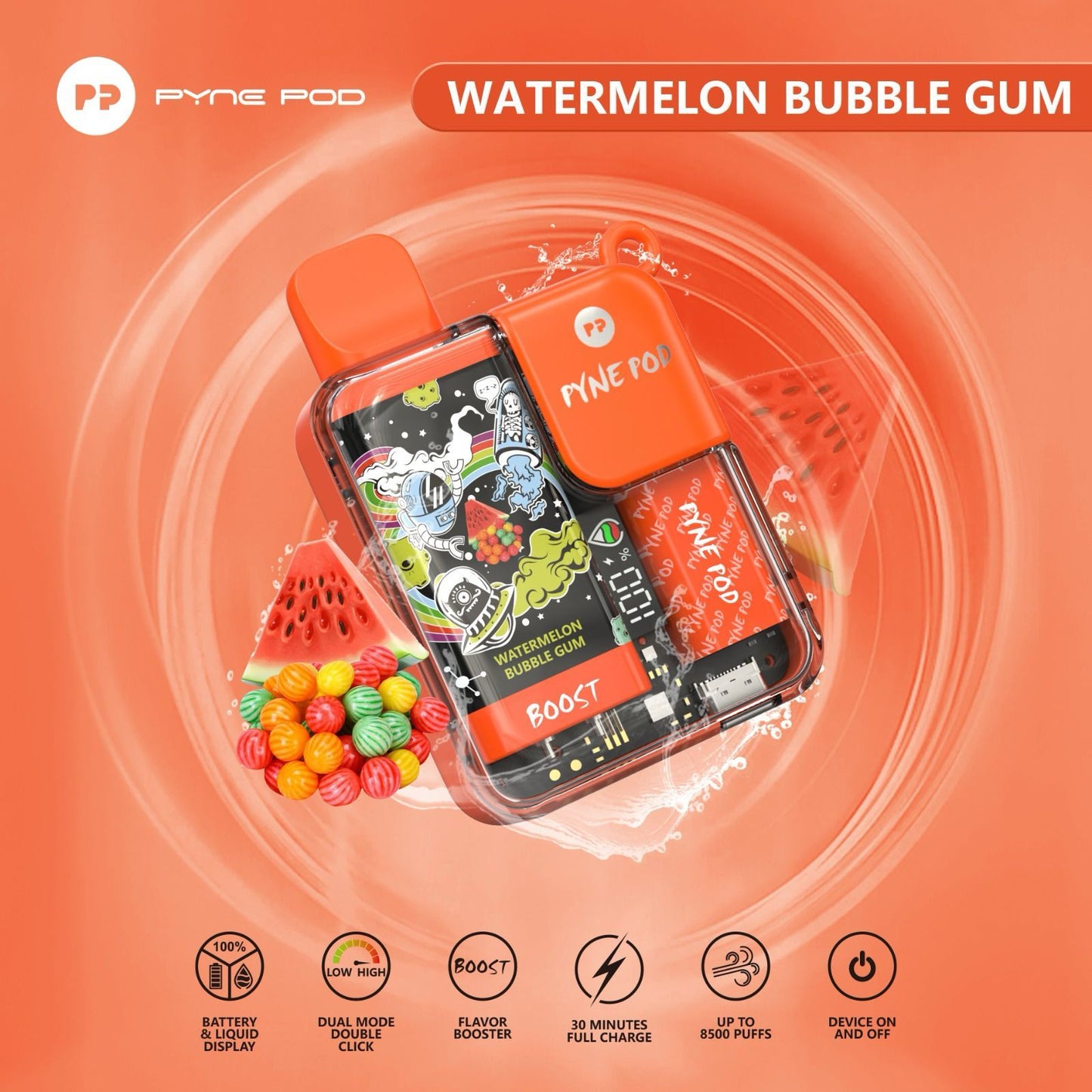 Pyne Pod 8500 Puffs Disposable Vape - We Vape