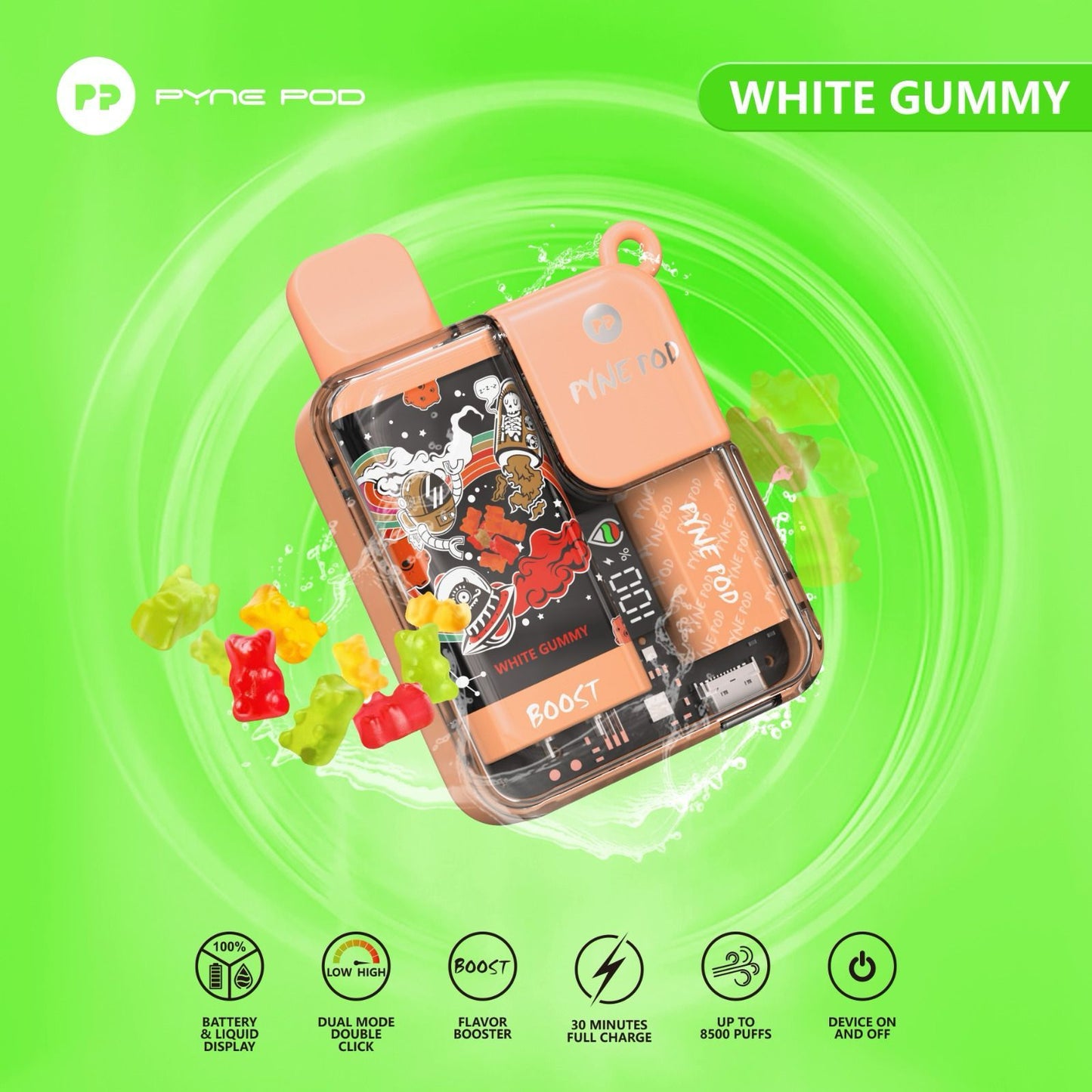 Pyne Pod 8500 Puffs Disposable Vape - We Vape