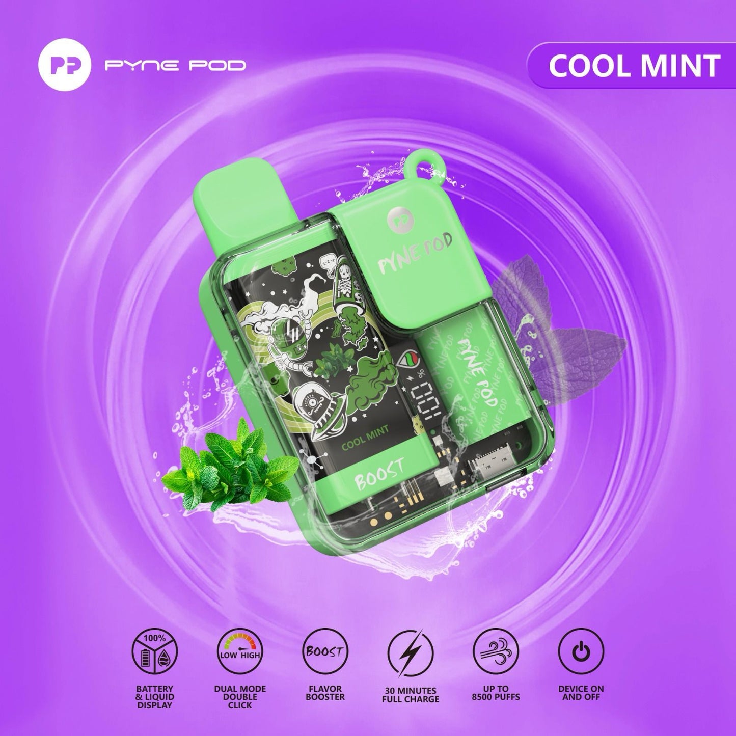 Pyne Pod 8500 Puffs Disposable Vape - We Vape