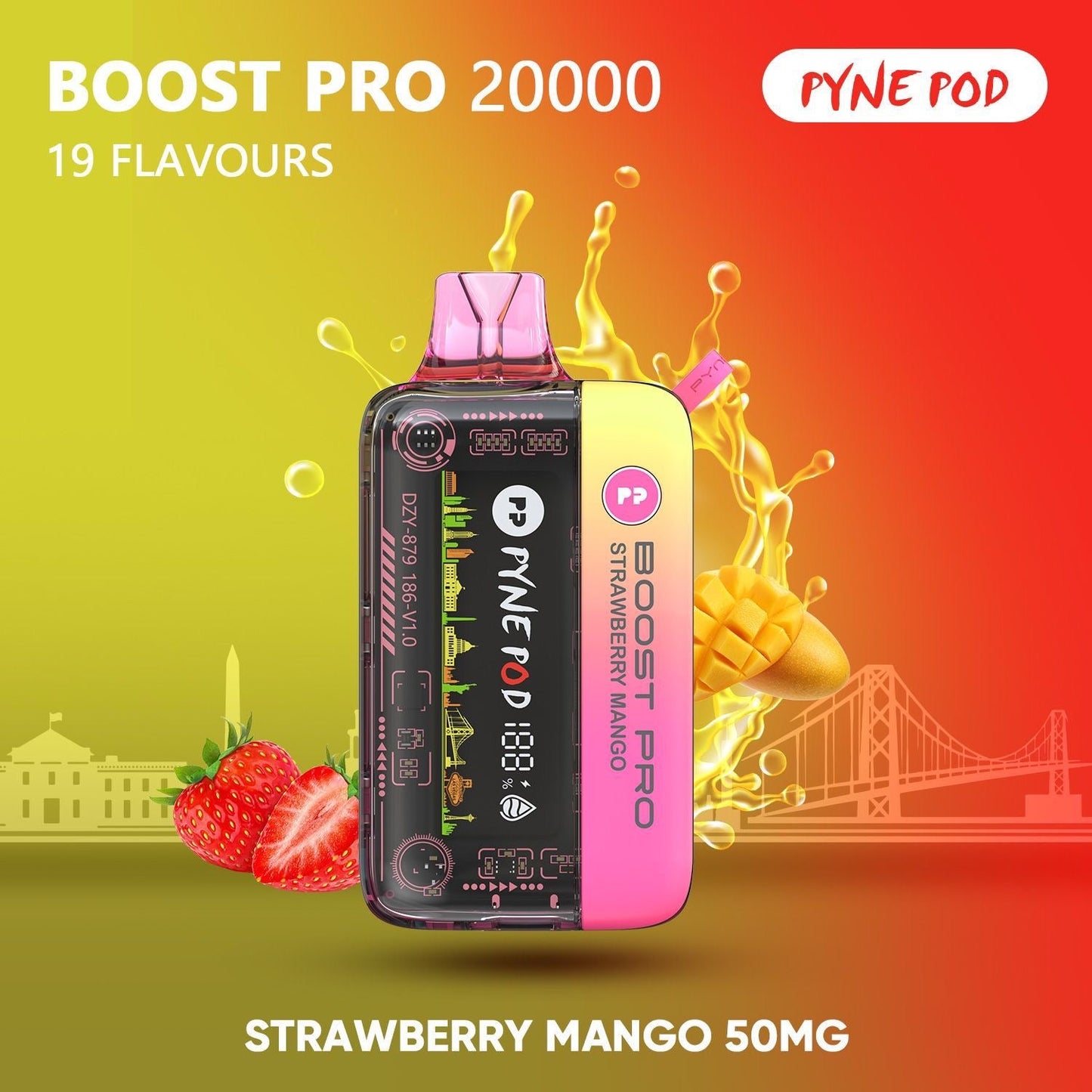 Pyne Pod - Boost Pro 20000 Disposable Pod - 50MG - We Vape