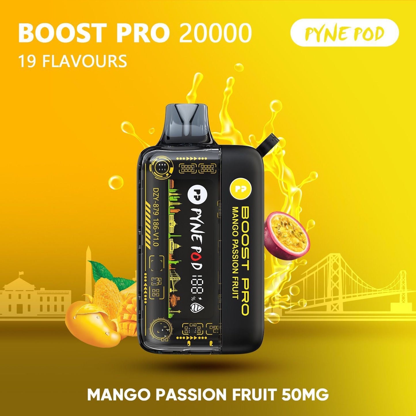 Pyne Pod - Boost Pro 20000 Disposable Pod - 50MG - We Vape