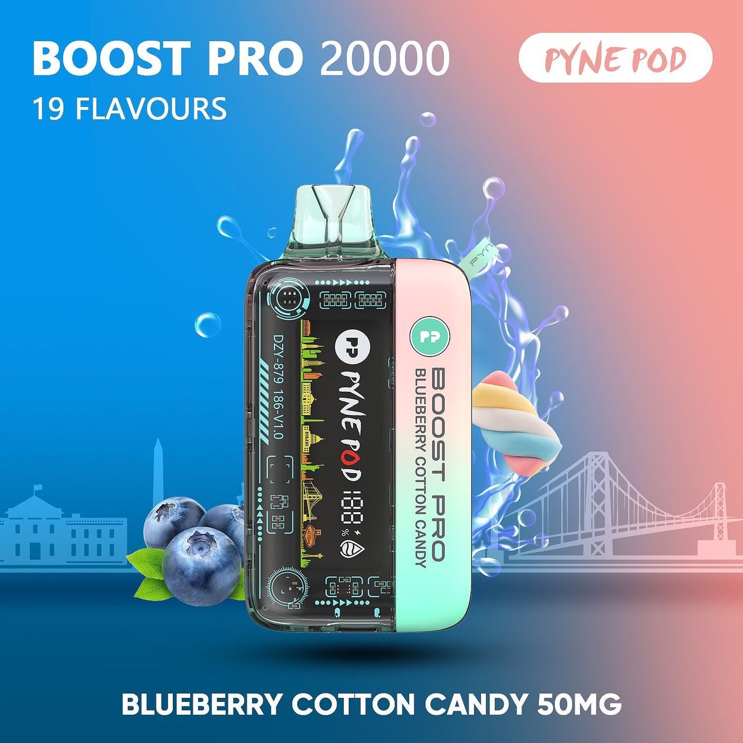 Pyne Pod - Boost Pro 20000 Disposable Pod - 50MG - We Vape