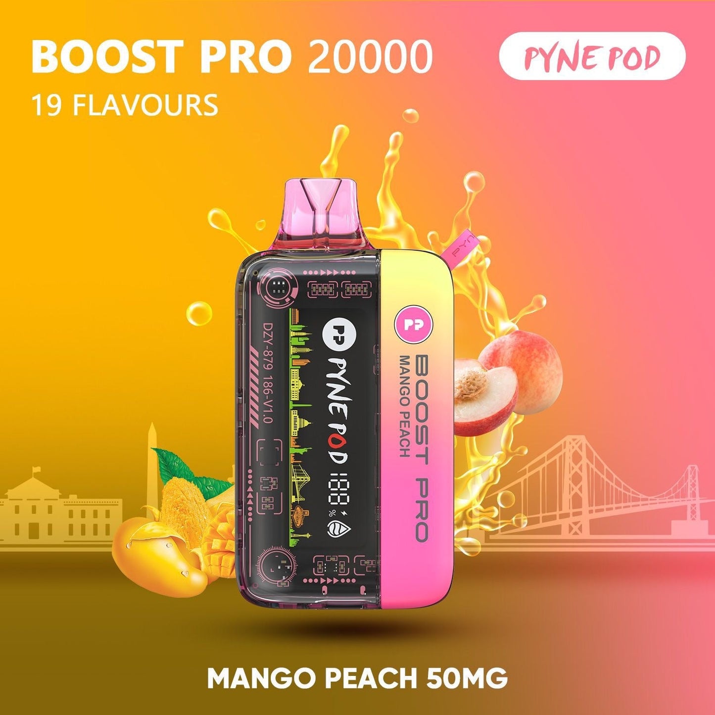 Pyne Pod - Boost Pro 20000 Disposable Pod - 50MG - We Vape