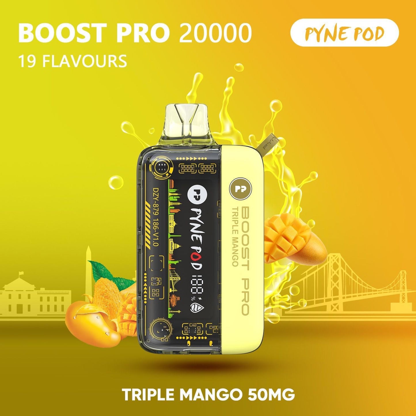 Pyne Pod - Boost Pro 20000 Disposable Pod - 50MG - We Vape