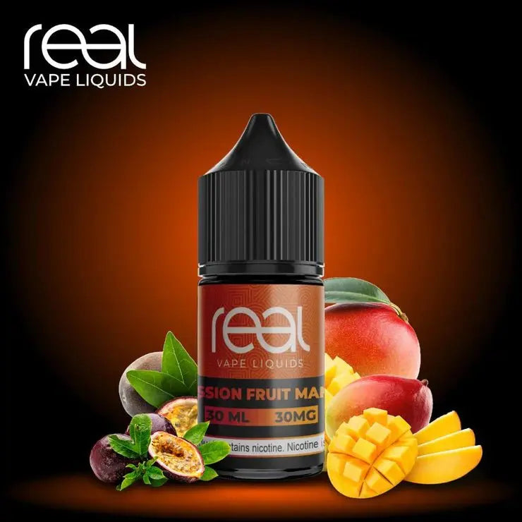 Real Vape Passion Fruit Mango 30ml (Saltnic) - We Vape