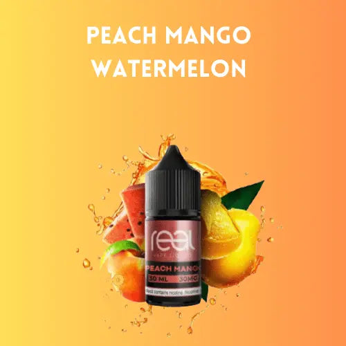 REAL VAPE Peach Mango Watermelon 30ml (Saltnic) - We Vape