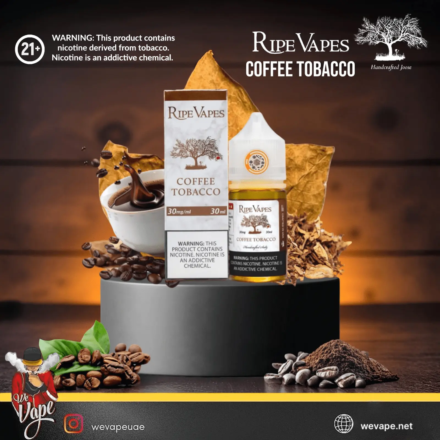 Ripe Vapes Coffee Tobacco SaltNic - We Vape