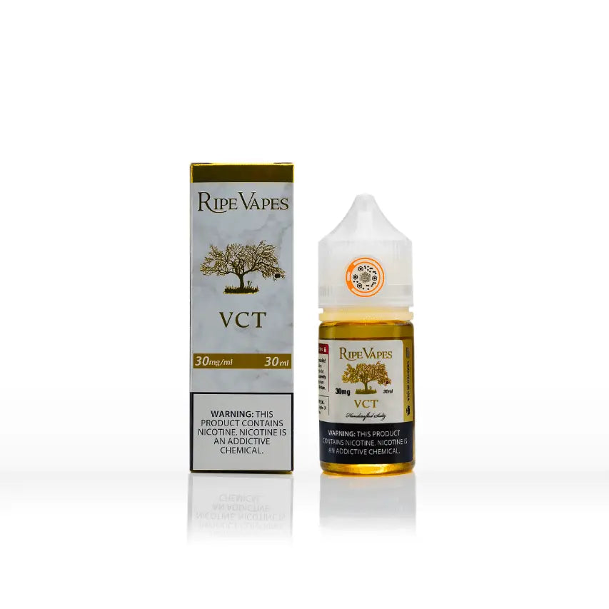 Ripe Vapes VCT (Vanilla Custard Tobacco) SaltNic (20MG/30MG/50MG) - We Vape