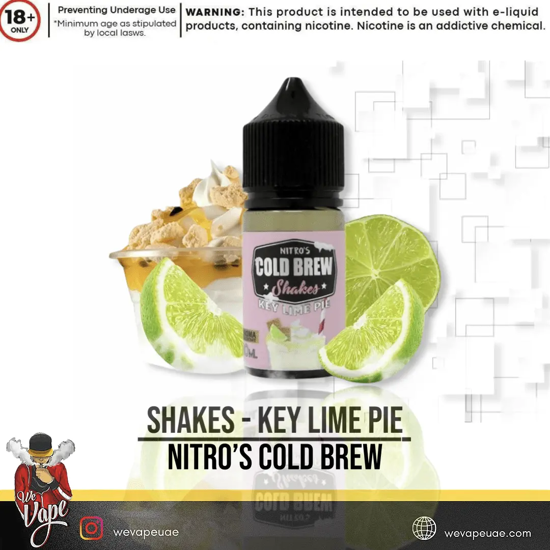 Shakes - Key Lime Pie 30ml By Nitro's Cold Brew (Saltnic) - We Vape