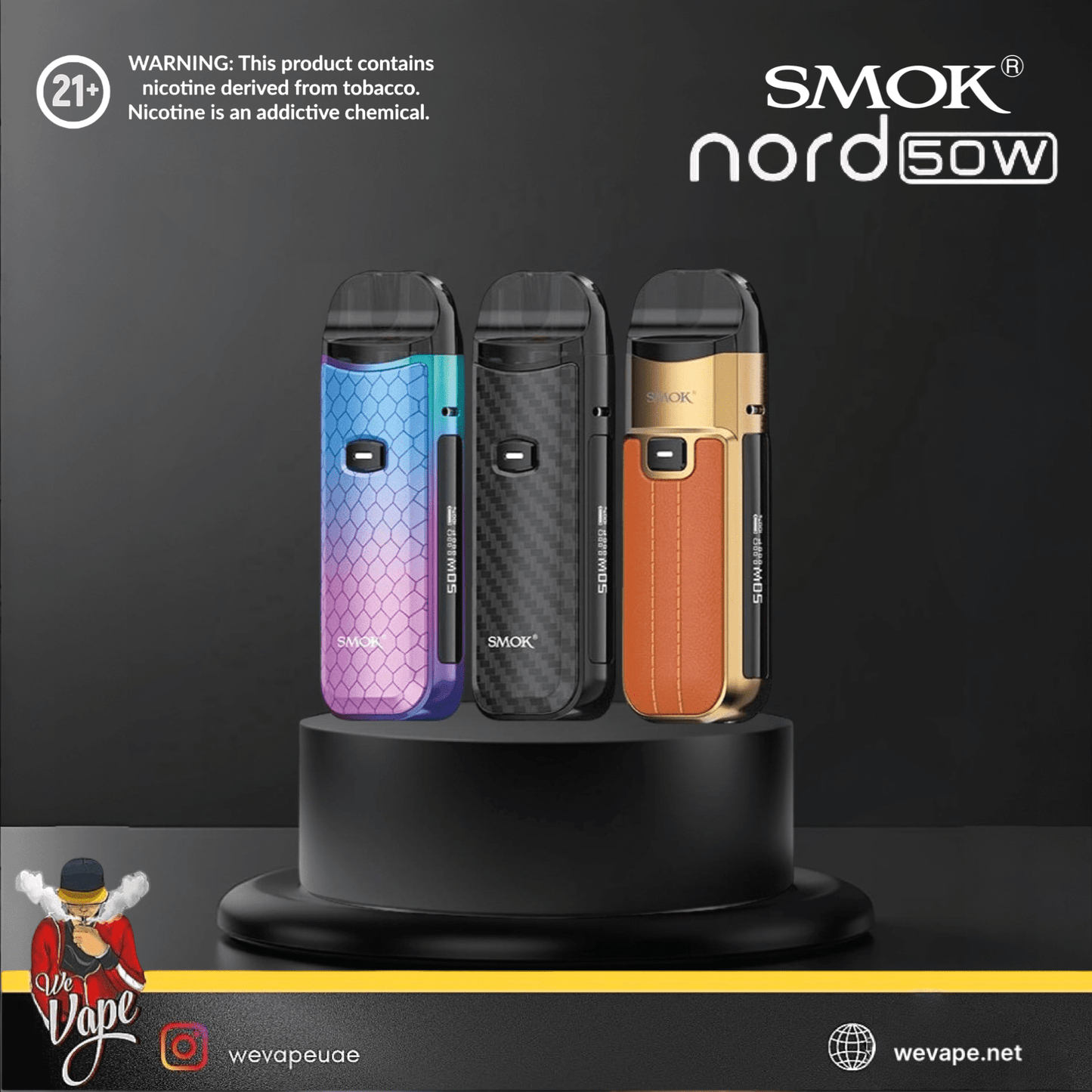 SMOK Nord 50W Pod System Kit | Compact & Powerful Device - We Vape