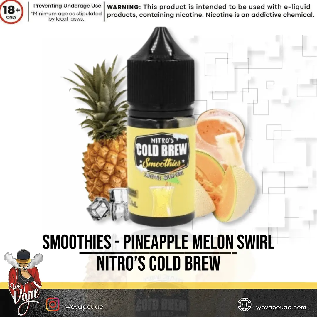 Smoothies - Pineapple Melon Swirl By Nitro's Cold Brew (Saltnic) - We Vape