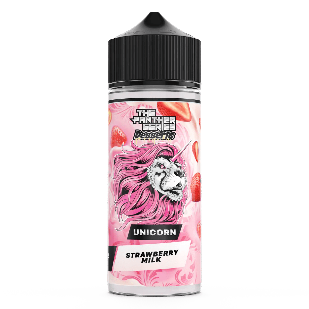 Strawberry Milk Unicorn Panther Series by DR VAPES – 120ML Premium Dessert E - Liquid (3MG / 6MG Freebase Nicotine) - We Vape