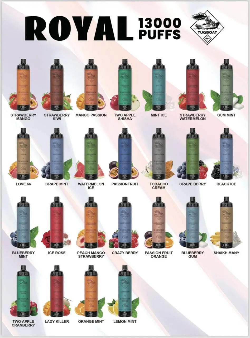 TUGBOAT Royal 13000 - Disposable Vape Kit - We Vape
