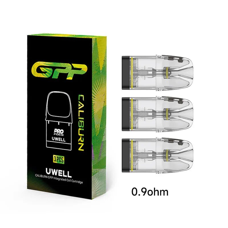 Uwell Caliburn GPP Replacement Pod Cartridge – 2ML Capacity | Leak - Resistant & Magnetic Fit Pods - We Vape