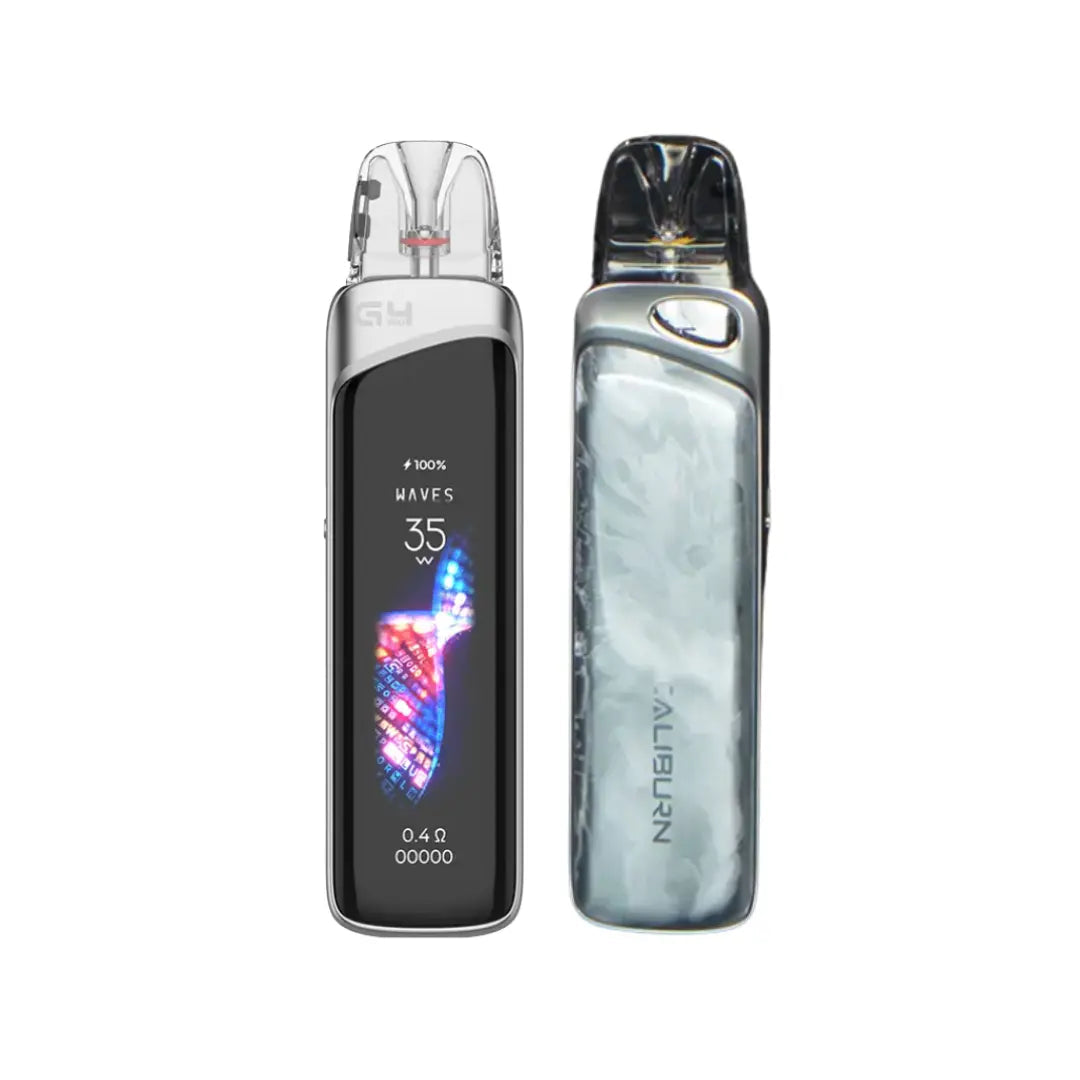 uwell caliburn g4 pro showing front and back design