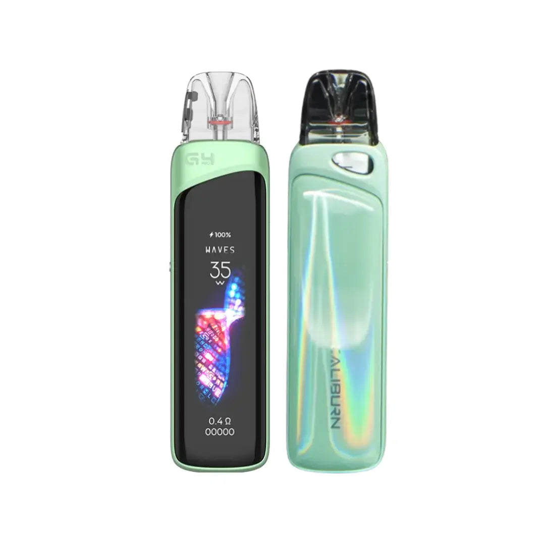 caliburn g4 pro color green vape devices on a white background, order now