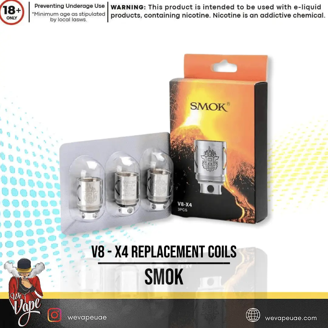 V8 - X4 Coils By SMOK 0.15 OHMS ( ON SALE!!!) - We Vape