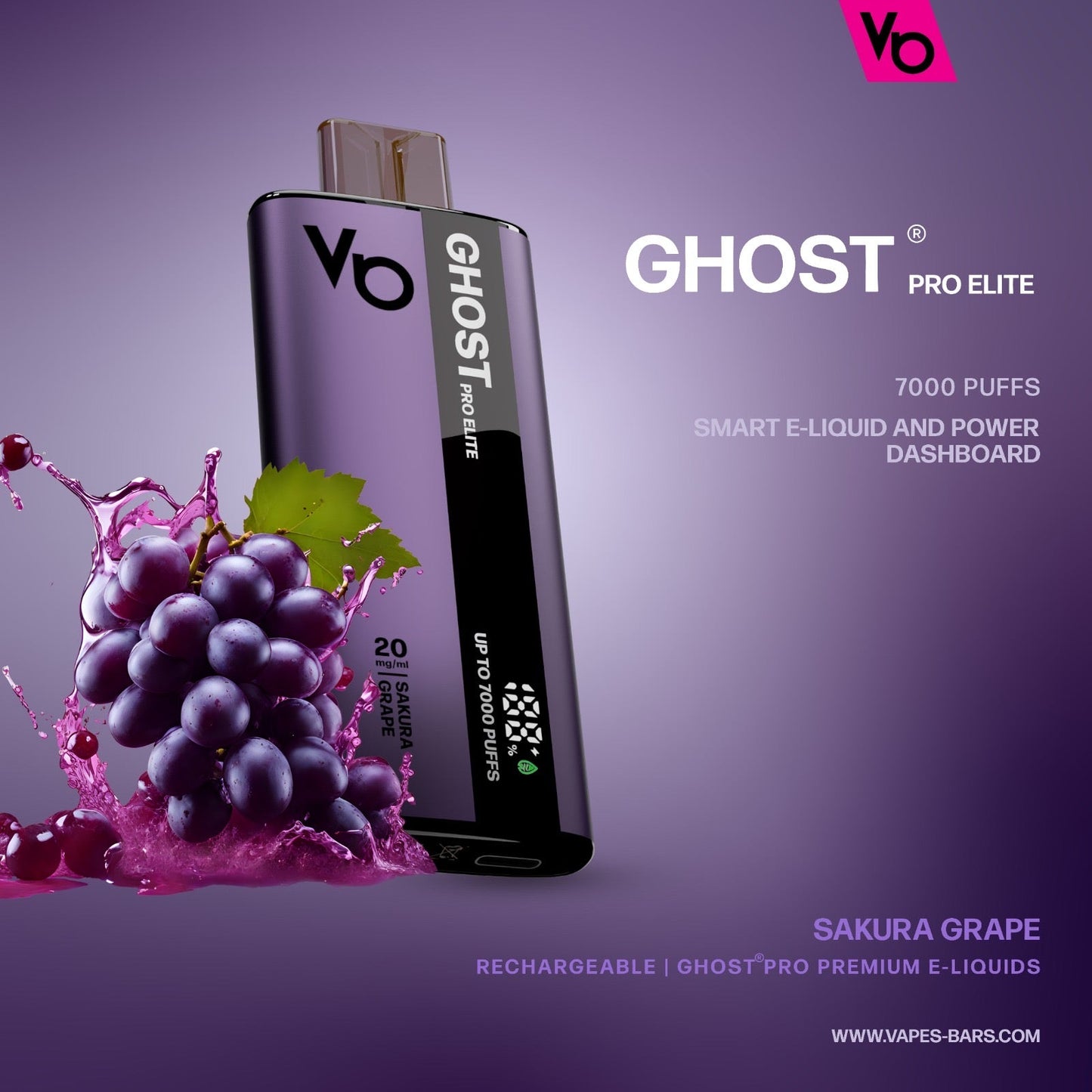 Vape Bars - Ghost Pro Elite 7000 Puffs Disposable - (20mg) - We Vape