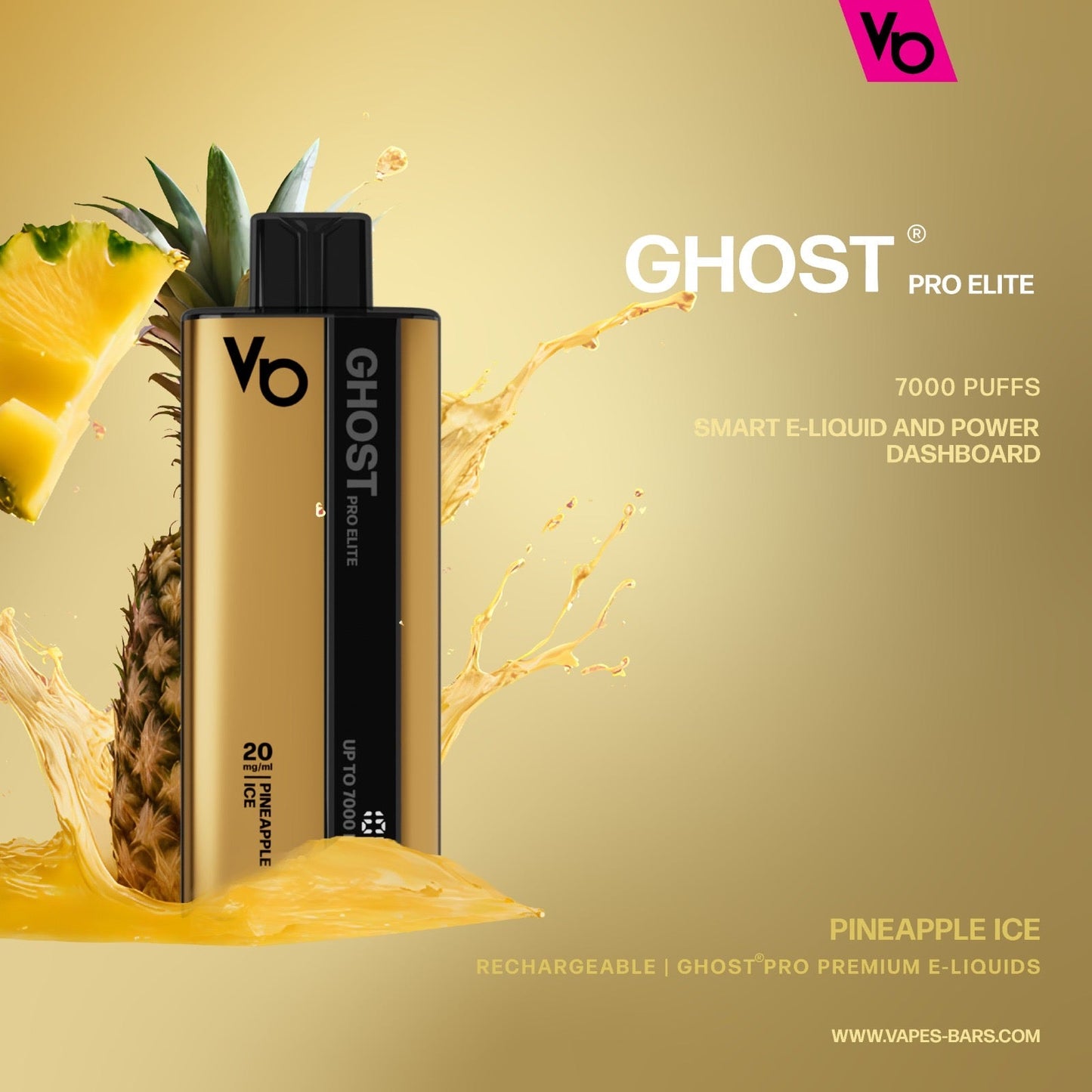 Vape Bars - Ghost Pro Elite 7000 Puffs Disposable - (20mg) - We Vape