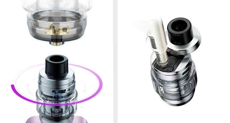 Vaporesso iTank T Sub - Ohm Atomizer – 6ML Capacity, Turbo Airflow & Leak - Resistant Design - We Vape