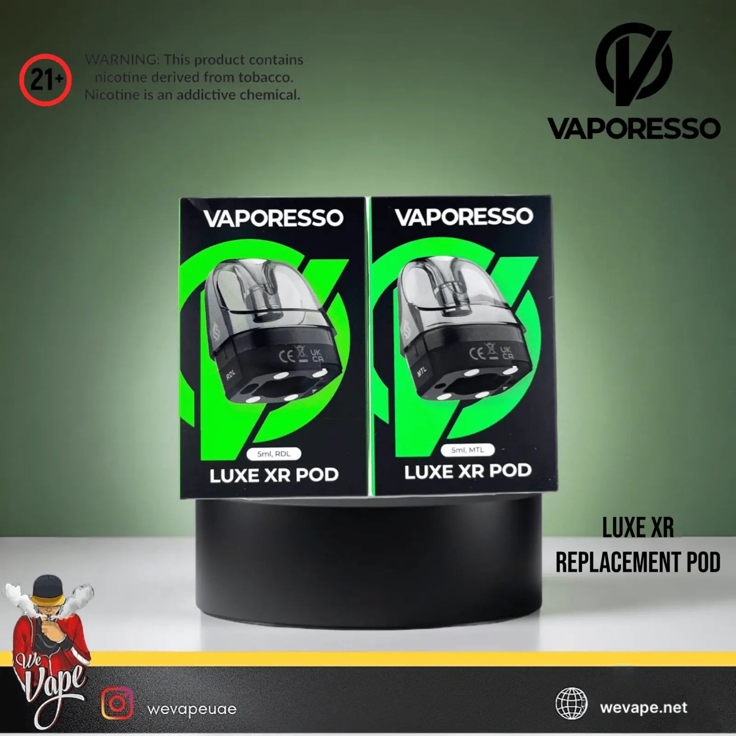 Vaporesso Luxe XR Empty Pods | Replacement Pods for Luxe XR & Luxe X Kits - We Vape