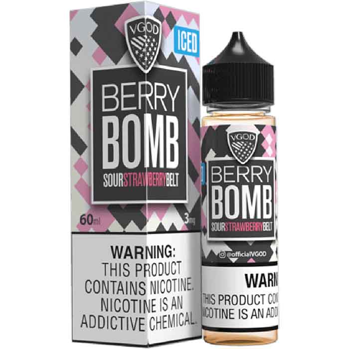 iced berry bomb by vgod in white background