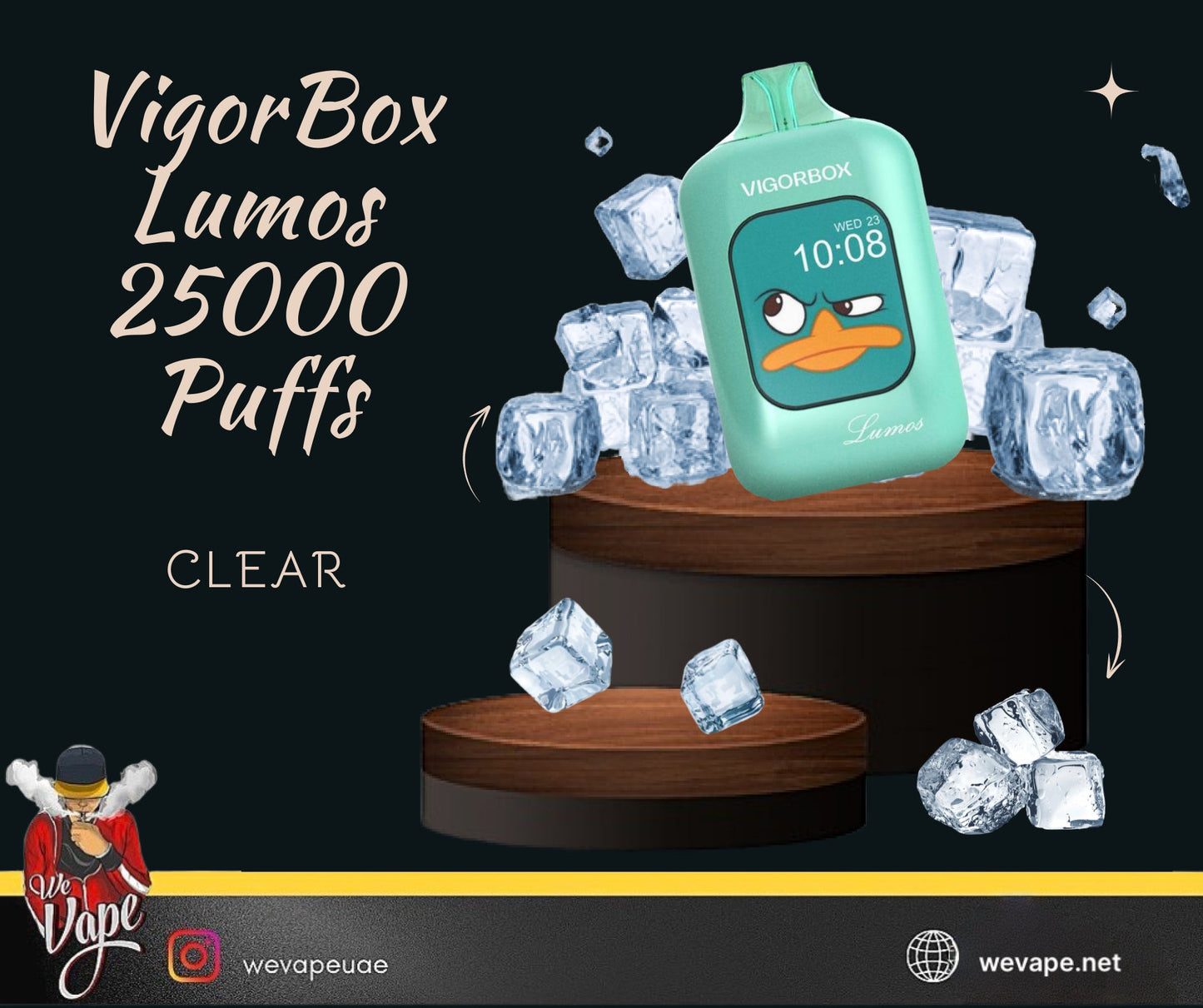 VigorBox Lumos 25000 Puffs - Disposable Pods - We Vape