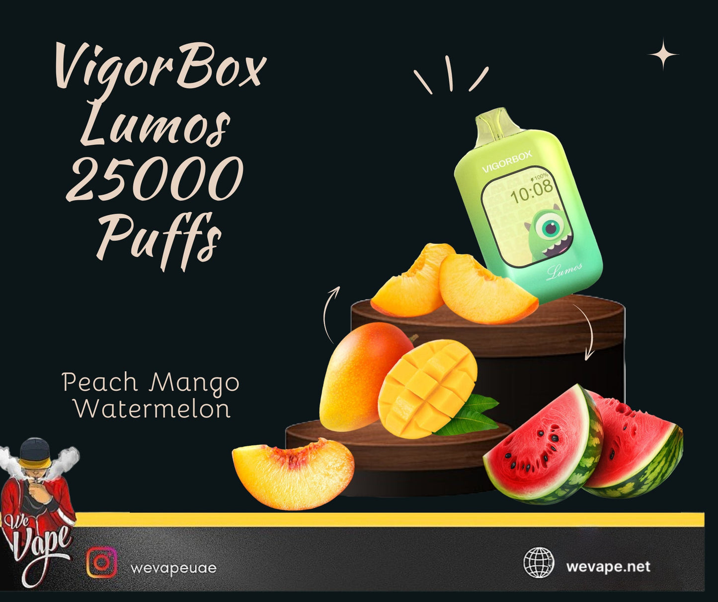 VigorBox Lumos 25000 Puffs - Disposable Pods - We Vape