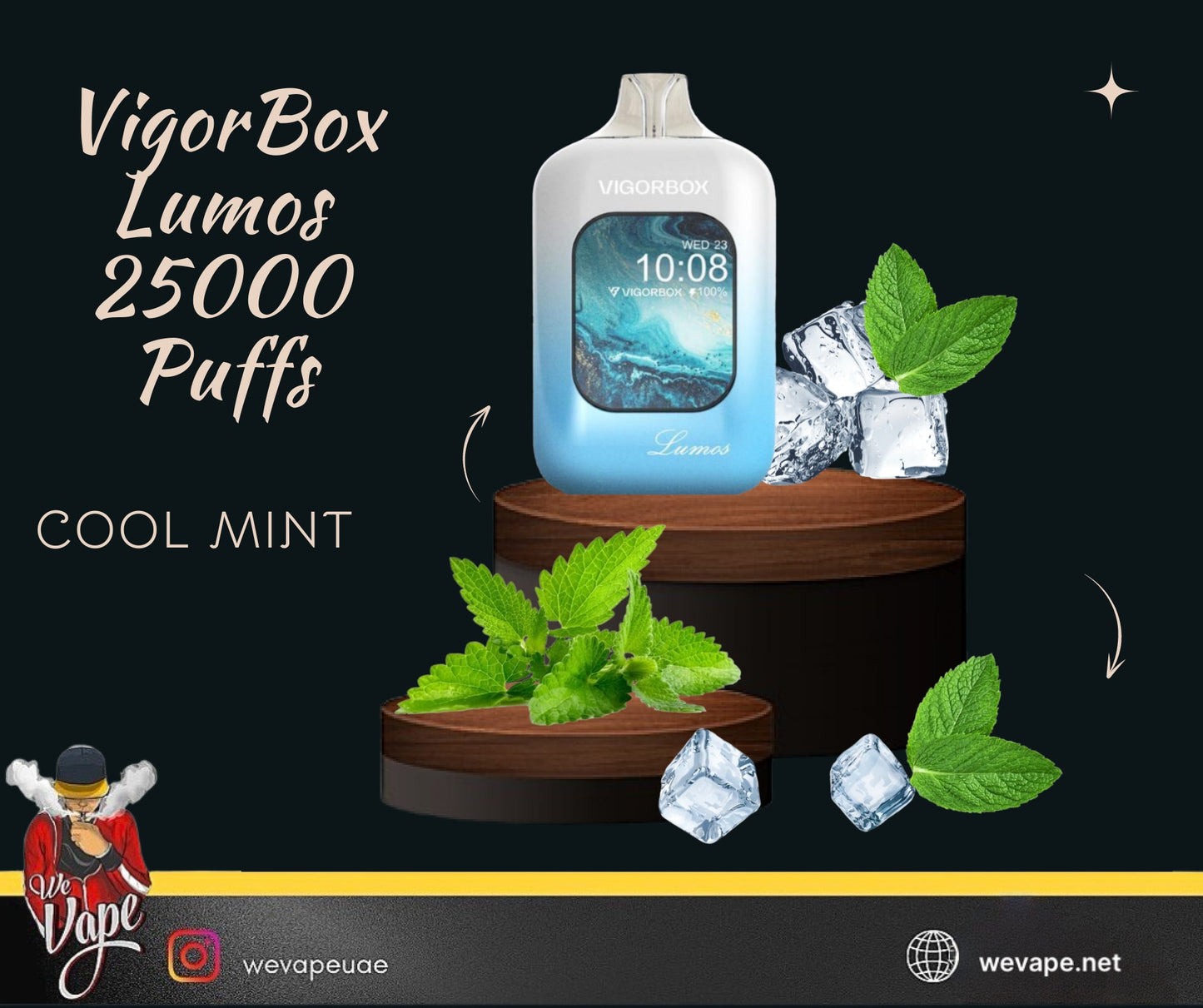 VigorBox Lumos 25000 Puffs - Disposable Pods - We Vape