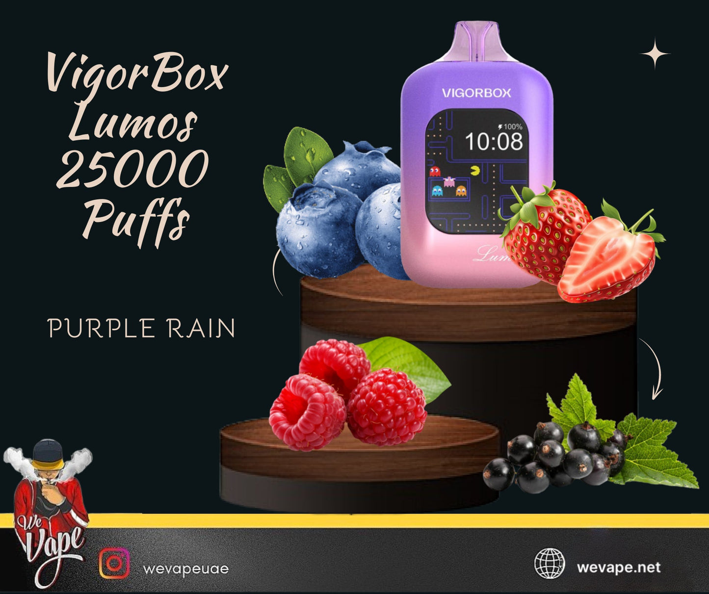 VigorBox Lumos 25000 Puffs - Disposable Pods - We Vape