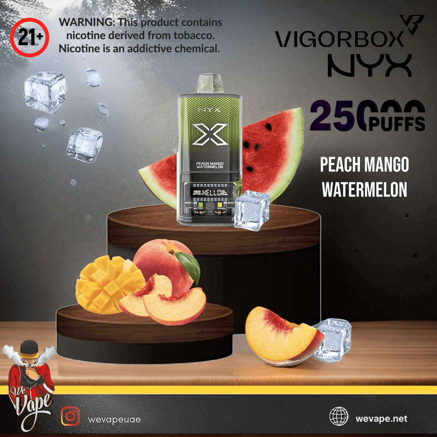 VigorBox NYX 25000 Puffs - Disposable Vape - We Vape