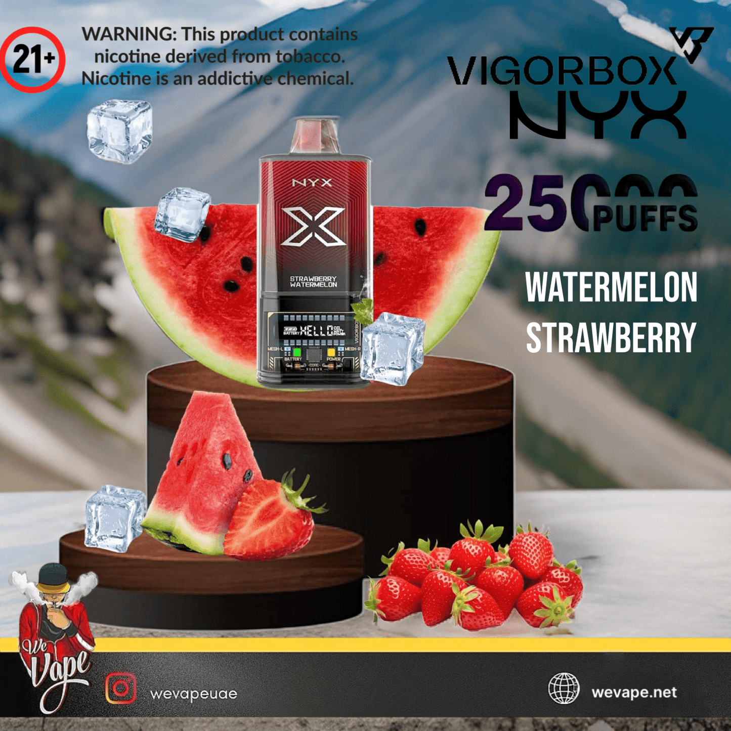 VigorBox NYX 25000 Puffs - Disposable Vape - We Vape