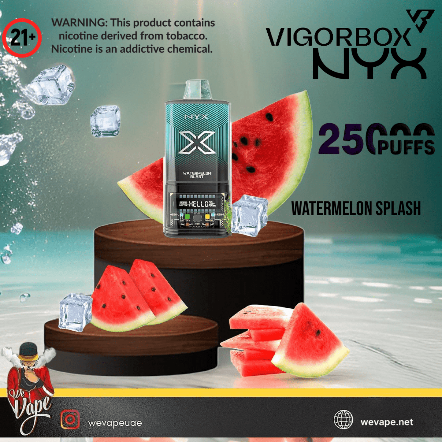 VigorBox NYX 25000 Puffs - Disposable Vape - We Vape