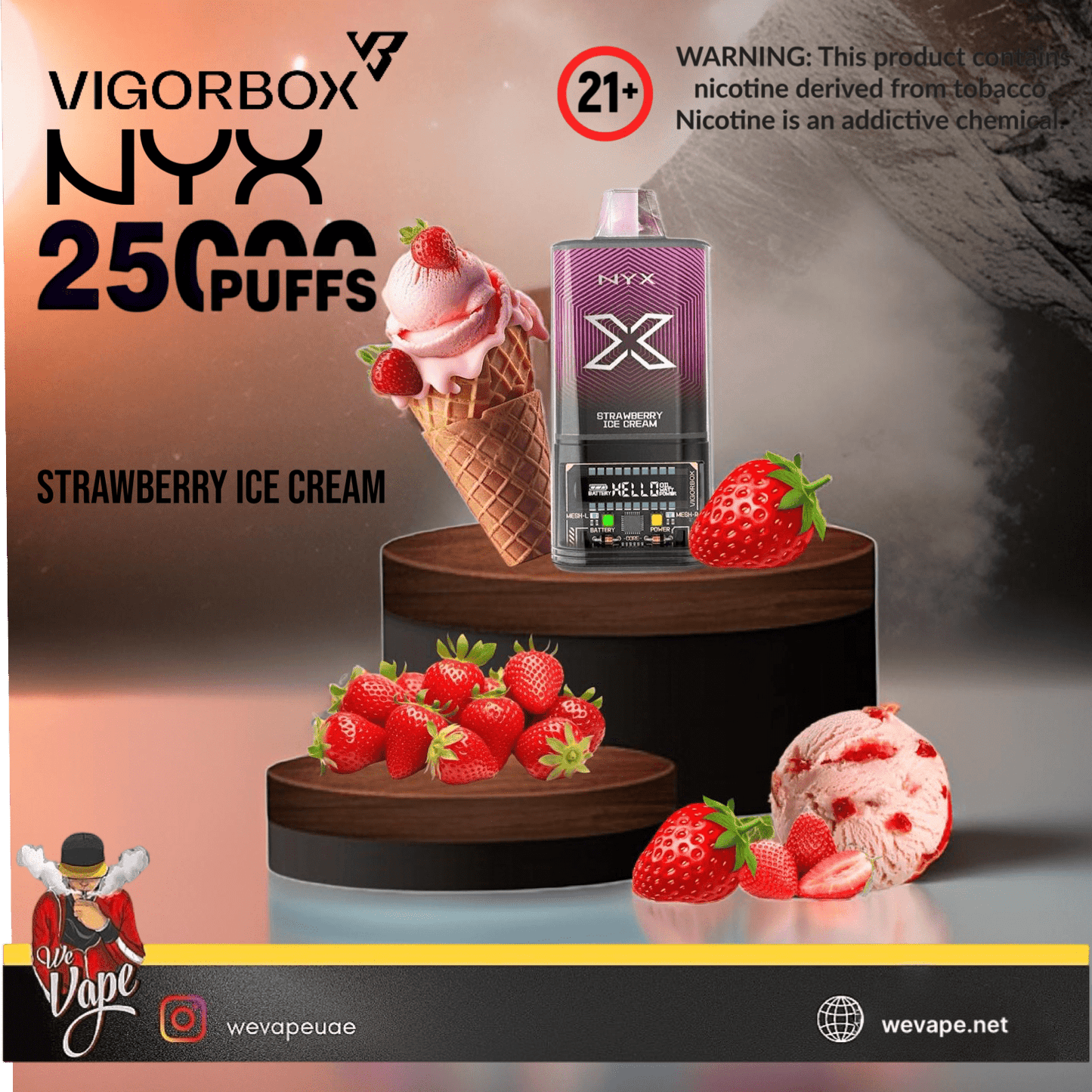 VigorBox NYX 25000 Puffs - Disposable Vape - We Vape