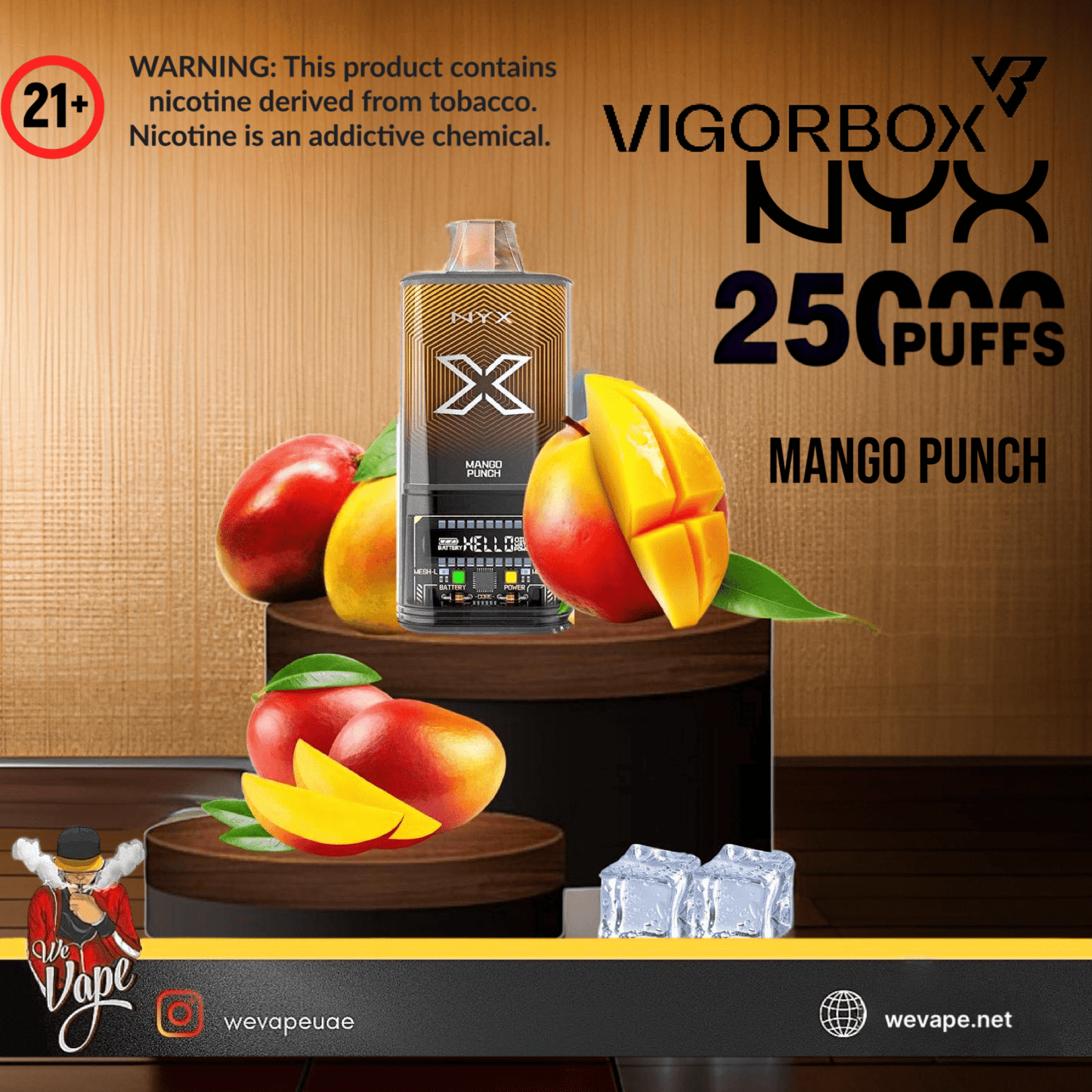 VigorBox NYX 25000 Puffs - Disposable Vape - We Vape