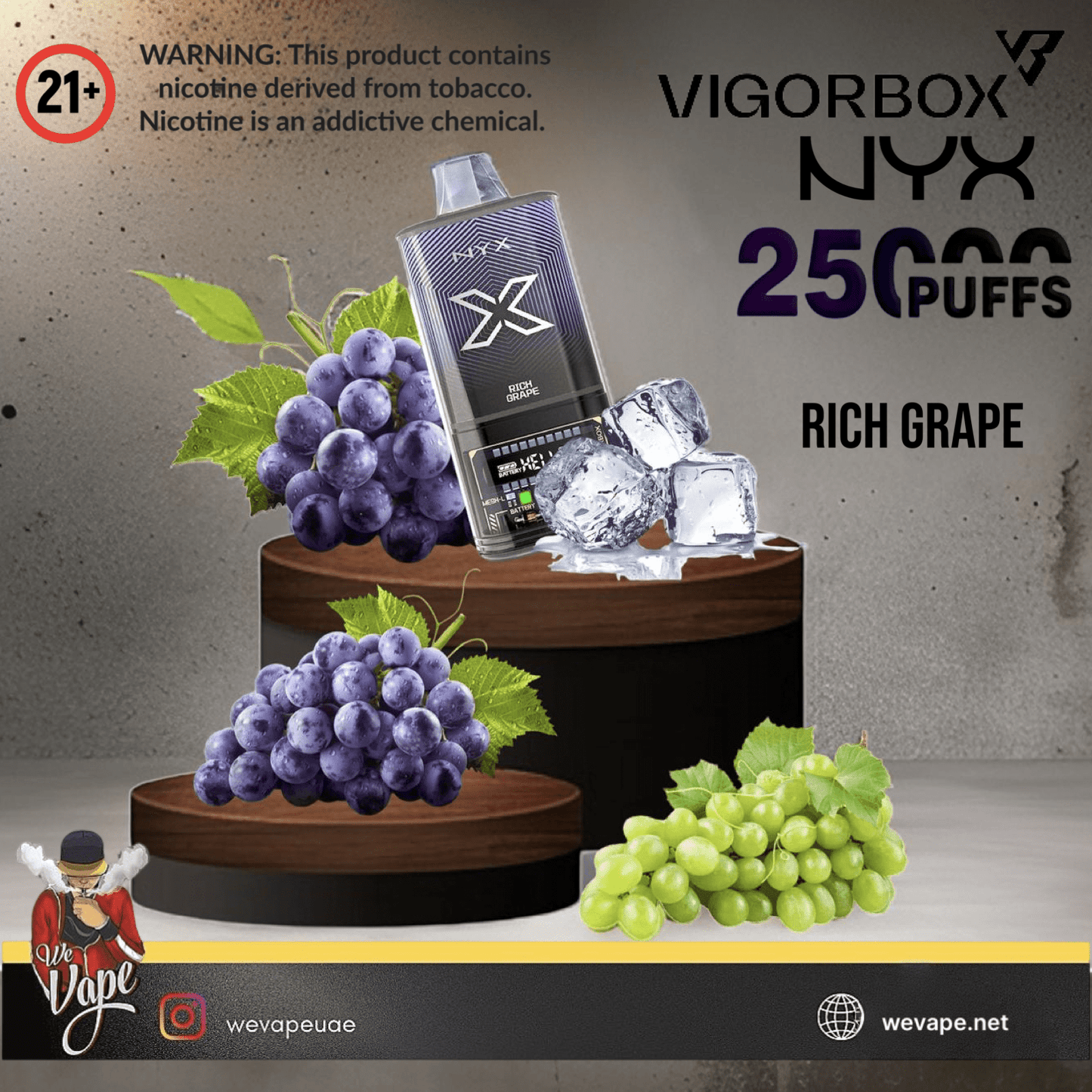 VigorBox NYX 25000 Puffs - Disposable Vape - We Vape