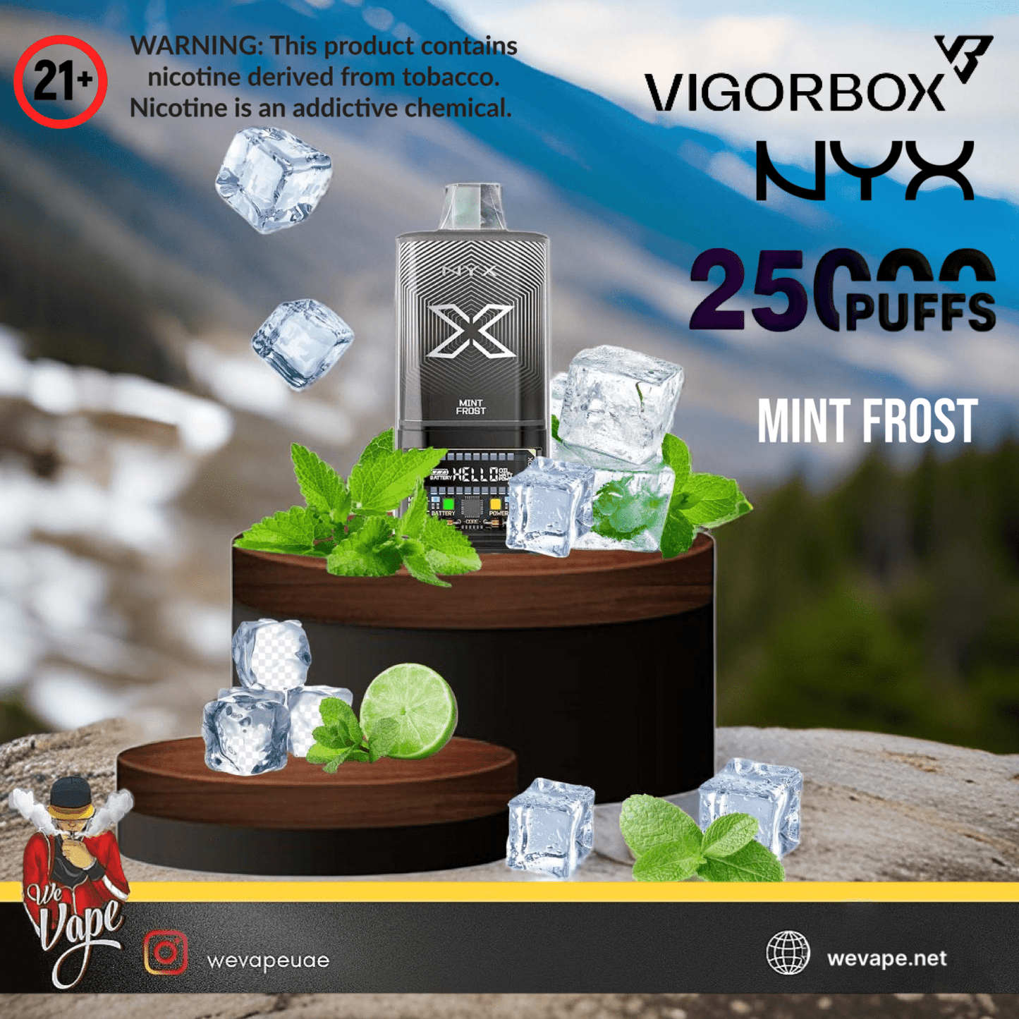 VigorBox NYX 25000 Puffs - Disposable Vape - We Vape