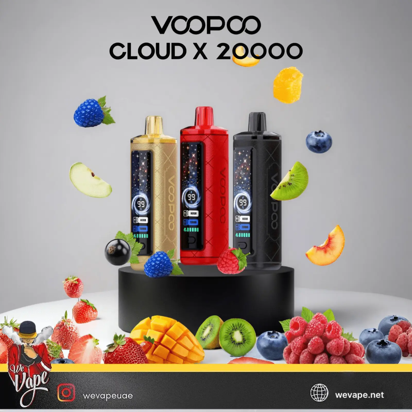 VOOPOO Cloud X 20000 Puffs – Disposable Pod System - 6mg - We Vape