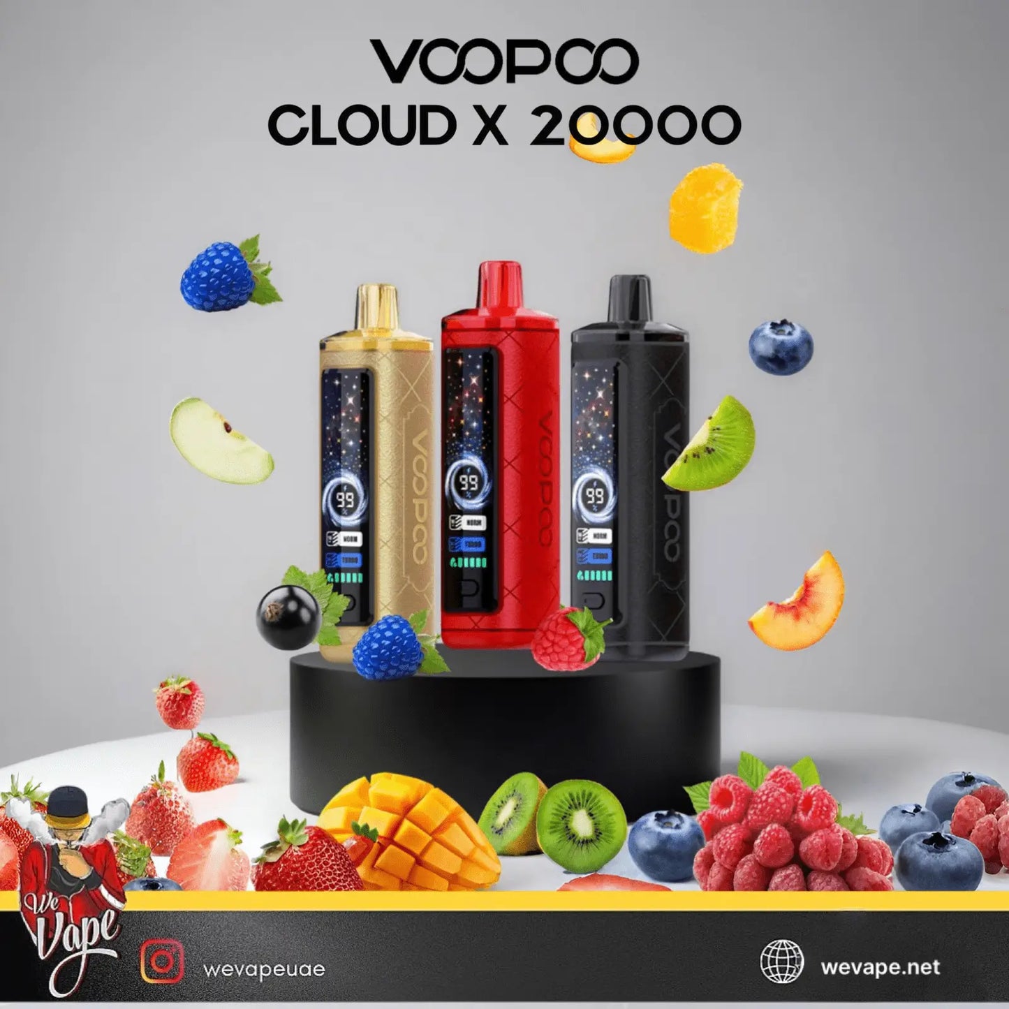 VOOPOO Cloud X 20000 Puffs – Disposable Pod System - 6mg - We Vape