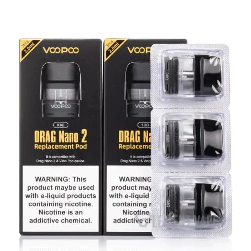 VOOPOO DRAG NANO 2 Replacement Pods 3PCS - We Vape