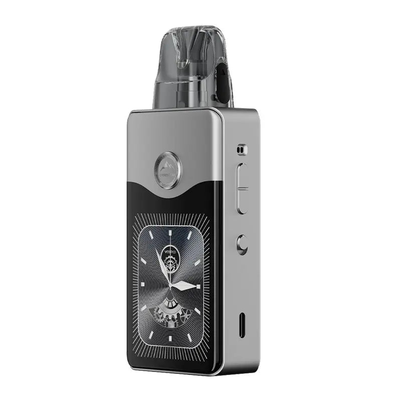 silver color Voopoo Vinci E120 Pod System Kit – 40W Refillable Vape with E120 Pods | Compact & Leak - Proof MTL/DTL Vaping - in white background