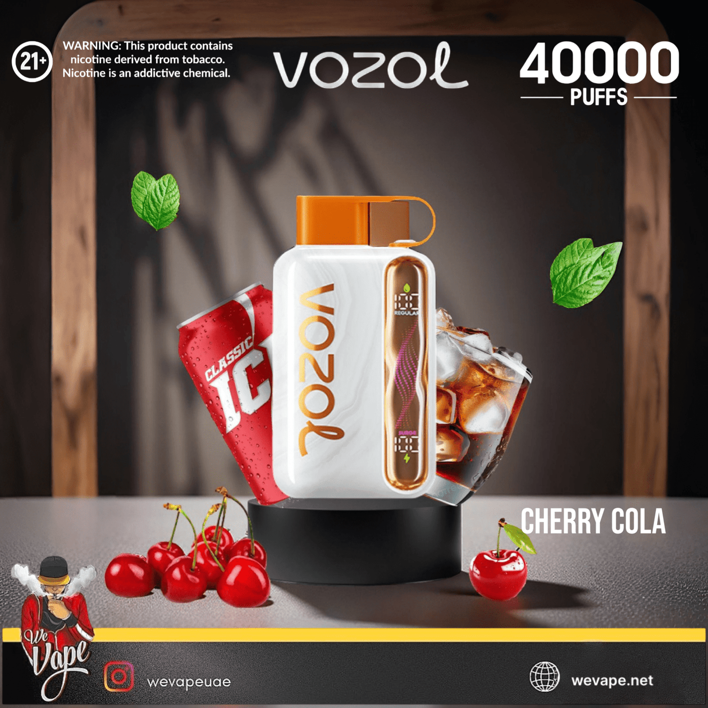 VOZOL STAR 40000 Disposable Vape Pod – 40K Puffs, Dual Mode, Smart Display, USB - C Rechargeable - We Vape